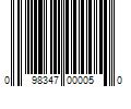 Barcode Image for UPC code 098347000050