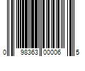 Barcode Image for UPC code 098363000065