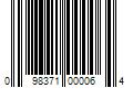 Barcode Image for UPC code 098371000064