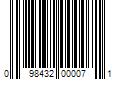 Barcode Image for UPC code 098432000071