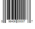 Barcode Image for UPC code 098436000077