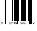 Barcode Image for UPC code 098448000072