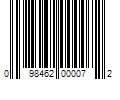 Barcode Image for UPC code 098462000072