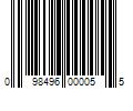 Barcode Image for UPC code 098496000055