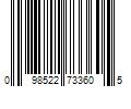 Barcode Image for UPC code 098522733605