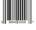 Barcode Image for UPC code 098549000087