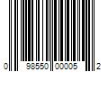 Barcode Image for UPC code 098550000052