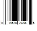 Barcode Image for UPC code 098578000065