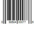 Barcode Image for UPC code 098584000776