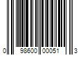 Barcode Image for UPC code 098600000513