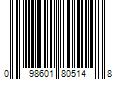 Barcode Image for UPC code 098601805148