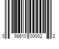 Barcode Image for UPC code 098610000022