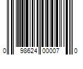 Barcode Image for UPC code 098624000070