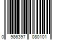 Barcode Image for UPC code 09863970801036