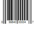 Barcode Image for UPC code 098640000047