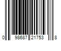 Barcode Image for UPC code 098687217538