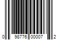 Barcode Image for UPC code 098776000072