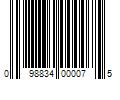 Barcode Image for UPC code 098834000075