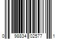 Barcode Image for UPC code 098834025771