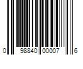 Barcode Image for UPC code 098840000076