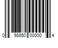 Barcode Image for UPC code 098850000004