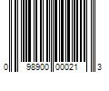 Barcode Image for UPC code 098900000213