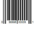 Barcode Image for UPC code 098986000091