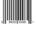 Barcode Image for UPC code 099000000851