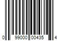 Barcode Image for UPC code 099000004354