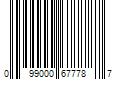 Barcode Image for UPC code 099000677787