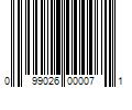 Barcode Image for UPC code 099026000071