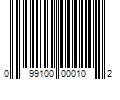 Barcode Image for UPC code 099100000102