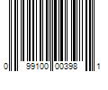 Barcode Image for UPC code 099100003981