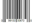 Barcode Image for UPC code 099100006708