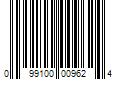 Barcode Image for UPC code 099100009624