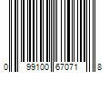 Barcode Image for UPC code 099100670718