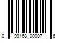 Barcode Image for UPC code 099168000076