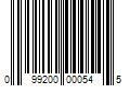 Barcode Image for UPC code 099200000545