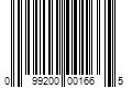 Barcode Image for UPC code 099200001665