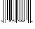 Barcode Image for UPC code 099200009654