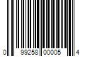 Barcode Image for UPC code 099258000054