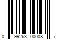 Barcode Image for UPC code 099263000087