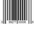 Barcode Image for UPC code 099277000066