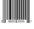 Barcode Image for UPC code 099300000001