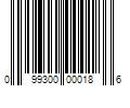 Barcode Image for UPC code 099300000186