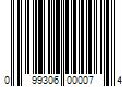 Barcode Image for UPC code 099306000074