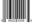 Barcode Image for UPC code 099322000065