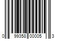 Barcode Image for UPC code 099358000053