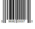 Barcode Image for UPC code 099362000070