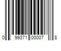 Barcode Image for UPC code 099371000078